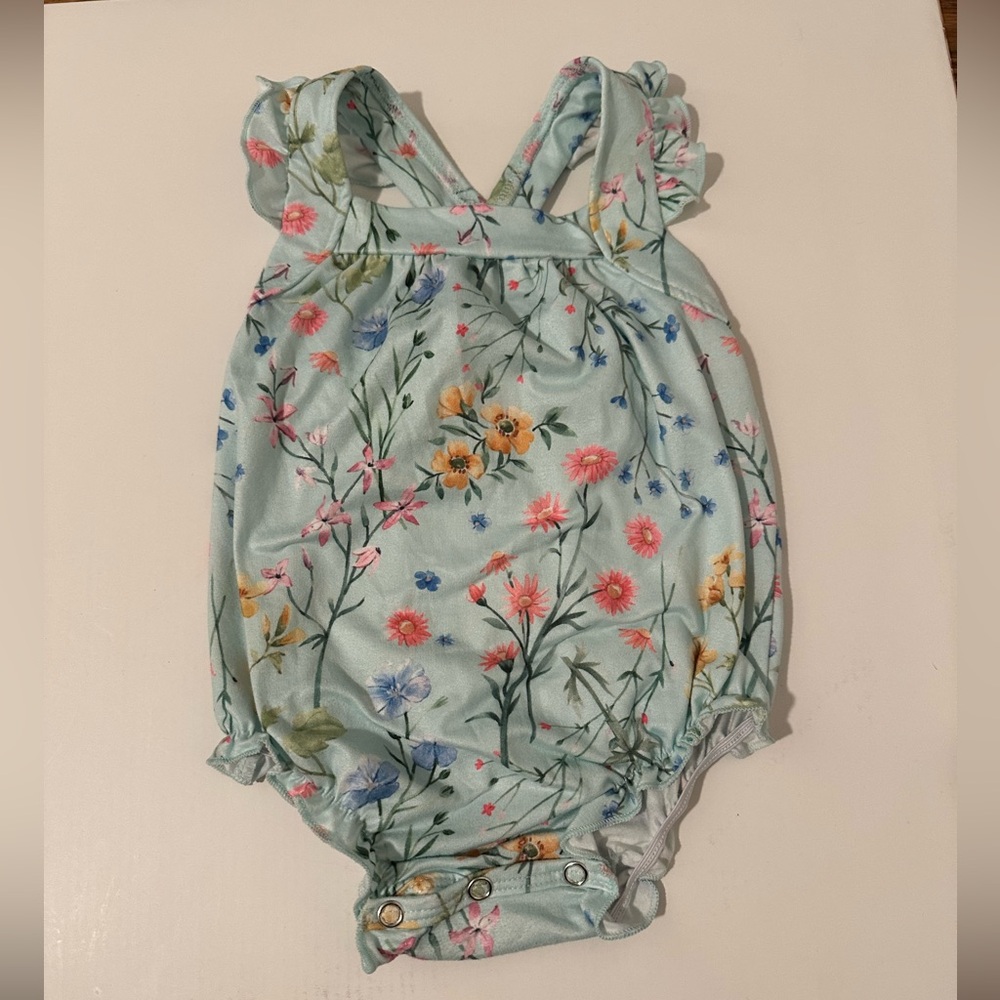 Mila & Rose Floral Baby Romper